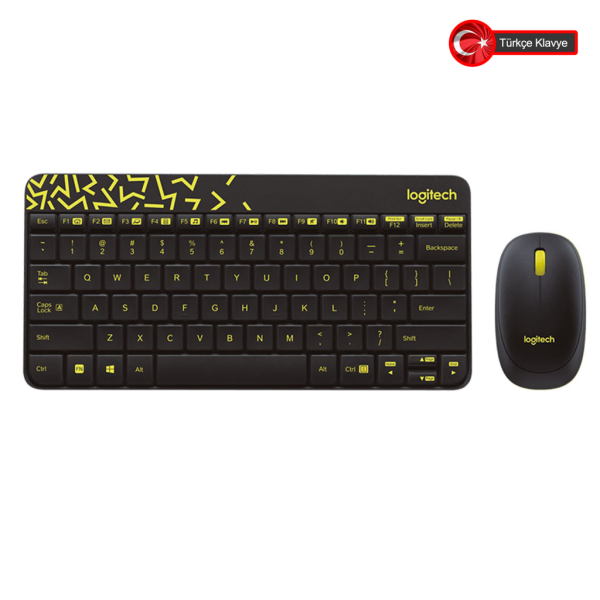 LOGITECH MK240, 920-008215, Kablosuz, Türkçe Q, Klavye Mouse Set