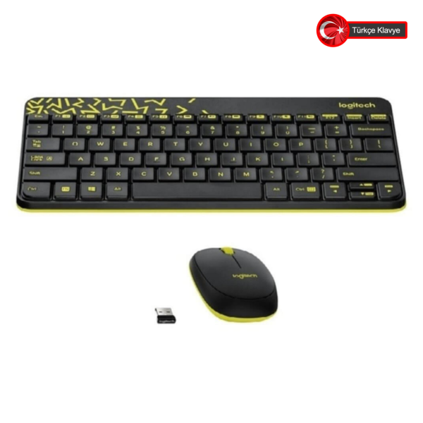 LOGITECH MK240, 920-008215, Kablosuz, Türkçe Q, Klavye Mouse Set