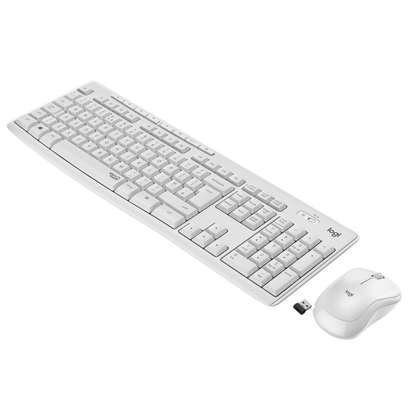 LOGITECH MK295, 920-010089, Kablosuz, Türkçe Q, Beyaz, Klavye Mouse Set
