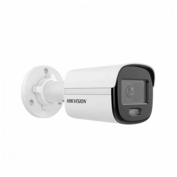 HIKVISION DS-2CD1027G0-LUF 2Mpix, 4mm Lens, H265+, 30Mt Gece Görüşü,Color Vu Lite, Full Time Color, Dahili Mikrofon, Metal Kasa Bullet IP Kamera