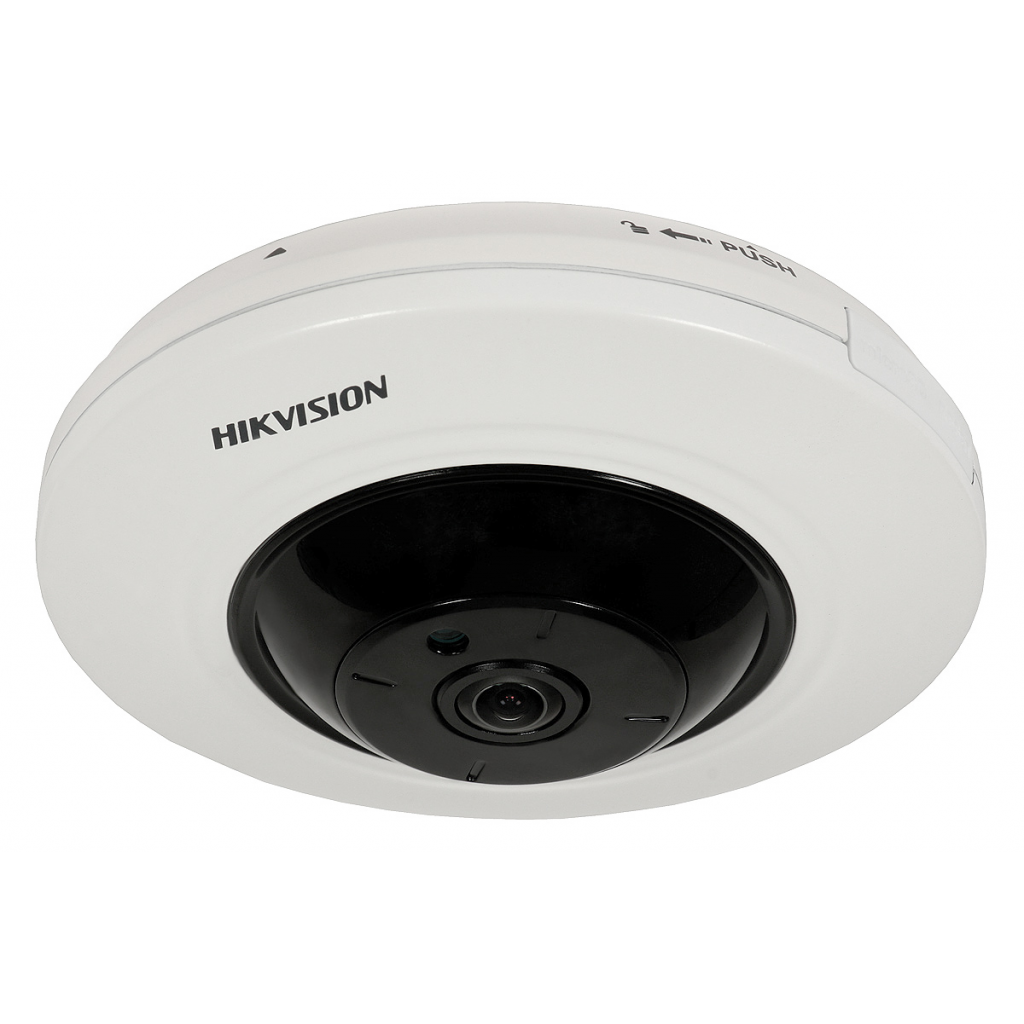 HIKVISION DS-2CD2955FWD-IS 5Mpix, H265+, 8Mt Gece Görüşü, SD Kart,  FishEye IP Kamera