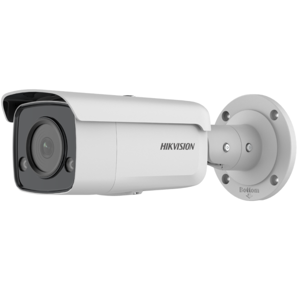 HIKVISION DS-2CD2T47G2-L  4Mpix, 4mm Lens, H265+, 30Mt Gece Görüşü,Color Vu, Full Time Color, Metal Kasa Bullet IP Kamera