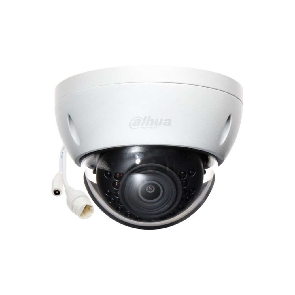 DAHUA IPC-HDBW1230E-S-0280B-S4  2Mpix,  2,8mm Lens, H265+, 30Mt Gece Görüşü, IP67, PoE Dome IP Kamera