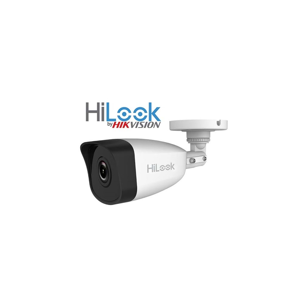 HILOOK IPC-B121H 2Mpix, 2,8mm Lens, H265+, 30Mt Gece Görüşü, PoE, Bullet IP Kamera
