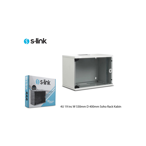 S-LINK 4U 530x400 Soho Rack Kabinet (Demonte)