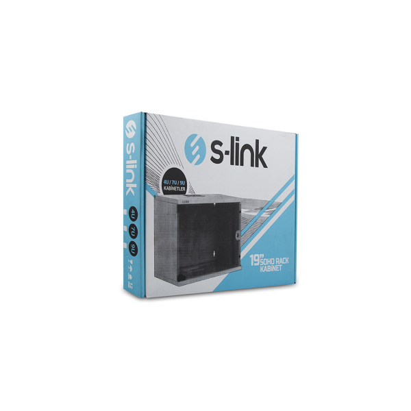S-LINK 4U 530x400 Soho Rack Kabinet (Demonte)