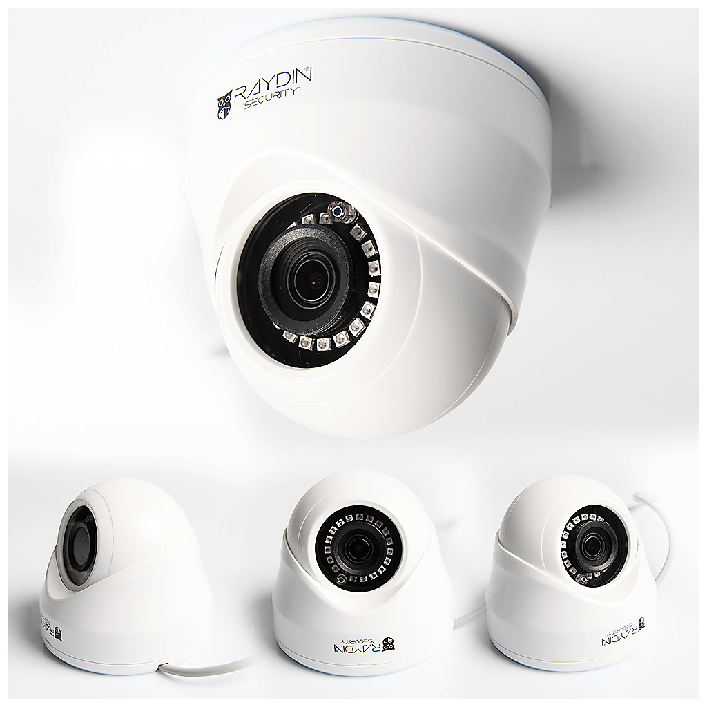 RAYDIN PIXEL-A11 2Mpix, 12adet Led, 20Mt Gece Görüşü, 3,6mm Lens, Plastik Dome Kamera