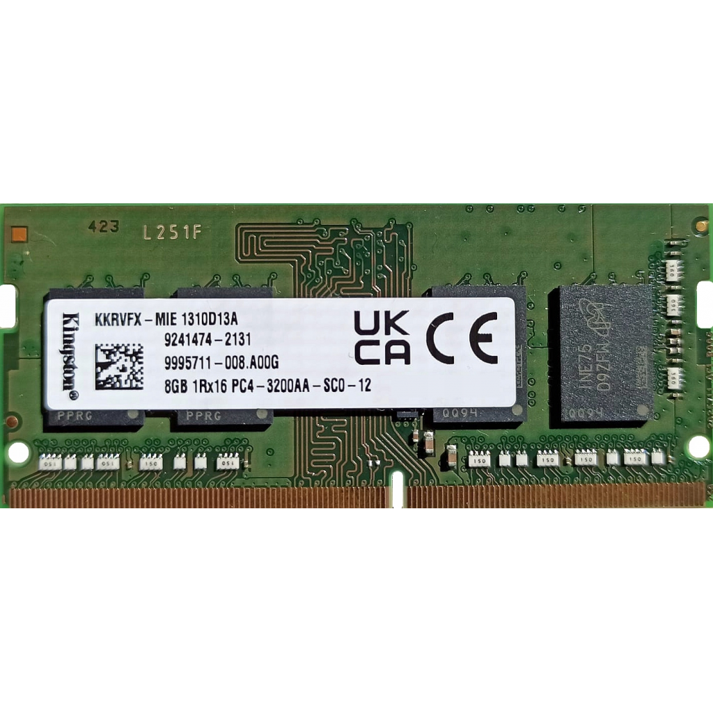 KINGSTON KKRVFX-MIE, 8Gb, 3200Mhz, DDR4, Sodimm Notebook RAM, 1,2V, CL22