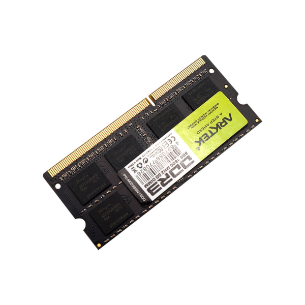 ARKTEK AKD3S8N1600, 8GB, DDR3, 1600Mhz, 16 Chip, 1,35V, CL11, Notebook, SODIMM RAM