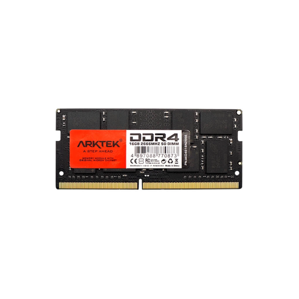 ARKTEK AKD4S16N2666, 16GB, DDR4, 2666Mhz, 1,2V, CL19, Notebook, SODIMM RAM