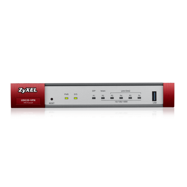 ZYXEL USG20-VPN, FIREWALL Cihaz, +1 YIL LİSANS, 5-15 KULLANICI.