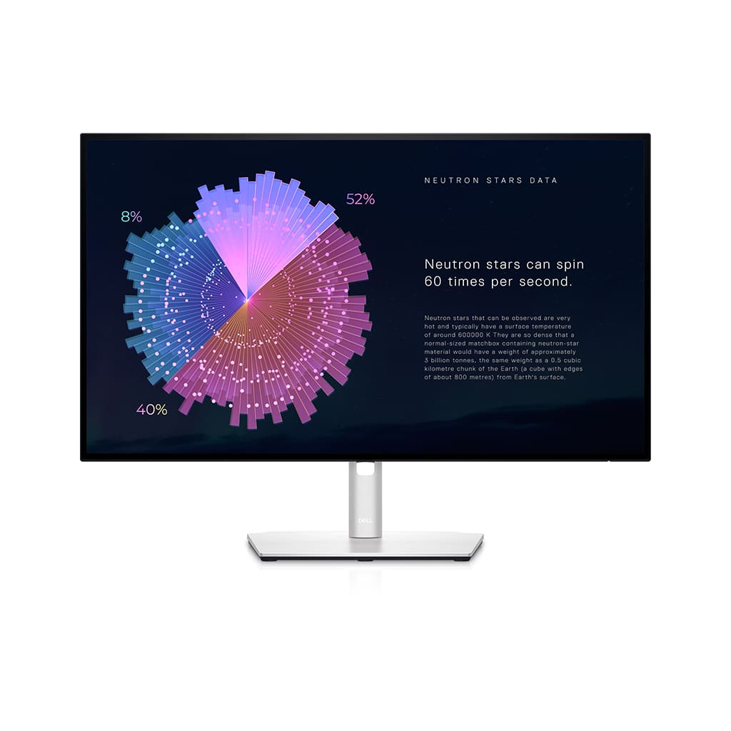 DELL UltraSharp U2722DE, 27" 5ms, 60Hz, 2K Quad HD, HDMI, DP, USB, Type-C, RJ45, Pivot, IPS LED MONİTÖR