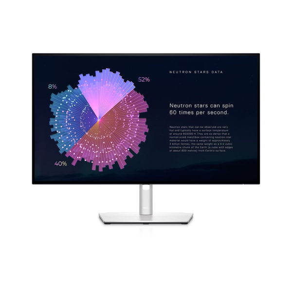 DELL UltraSharp U2722DE, 27" 5ms, 60Hz, 2K Quad HD, HDMI, DP, USB, Type-C, RJ45, Pivot, IPS LED MONİTÖR