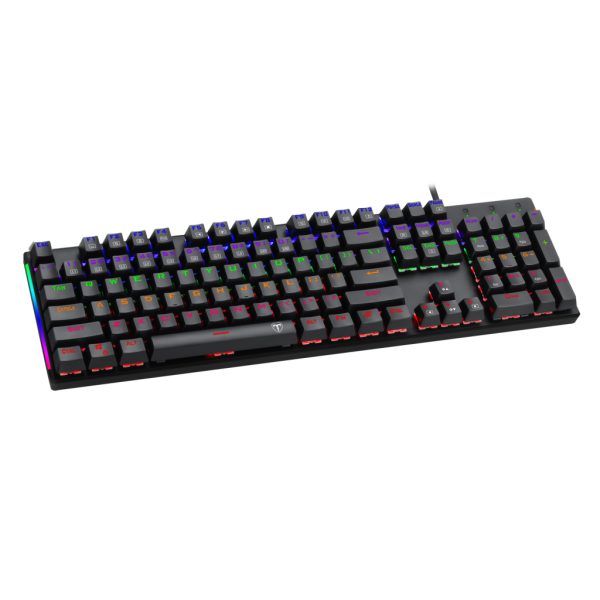T-DAGGER NAXOS, T-TGK310, USB Kablolu, Türkçe Q, Rainbow RGB, Mechanical, Gaming Klavye (Powered By REDRAGON)