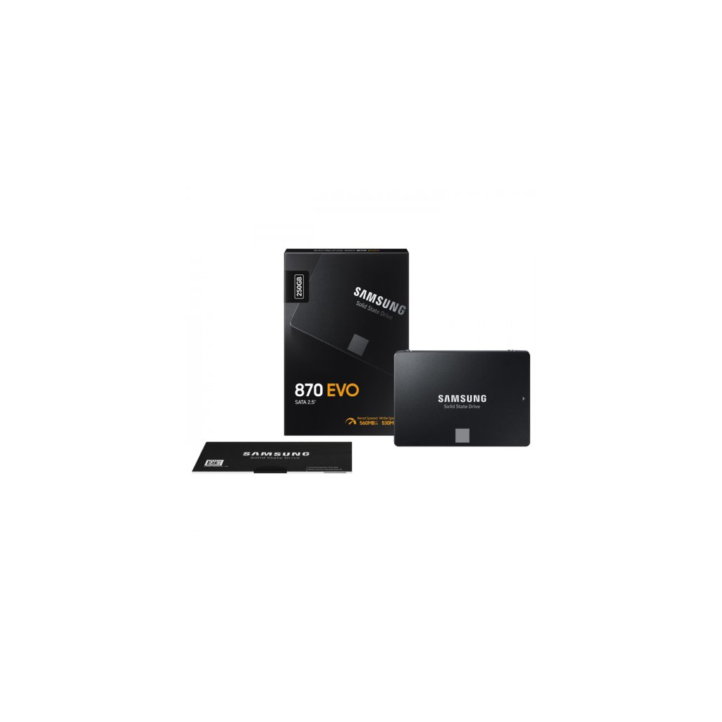 SAMSUNG MZ-77E250BW, 870 EVO, 250GB, 560/530, 2,5" SATA, SSD