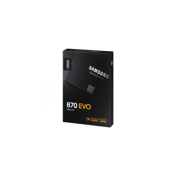 SAMSUNG MZ-77E500BW, 870 EVO, 500GB, 560/530, 2,5" SATA, SSD