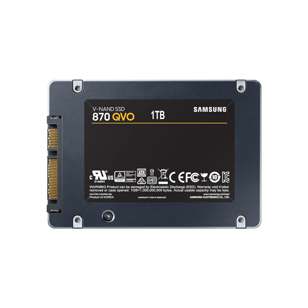 SAMSUNG MZ-77Q1T0BW, 870 QVO, 1TB, 560/530, 2,5" SATA, SSD