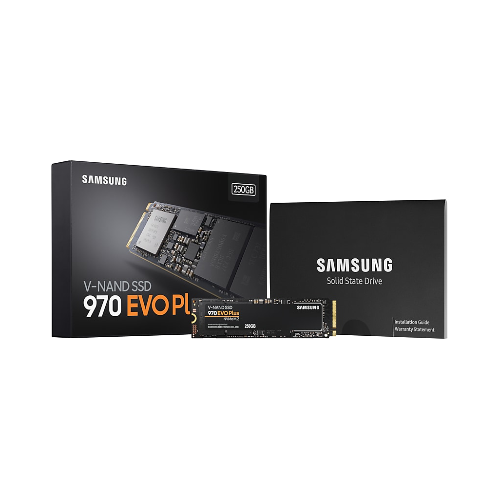 SAMSUNG MZ-V7S250BW 970 EVO PLUS 250GB 3500/2300  NVMe PCIe M.2 SSD