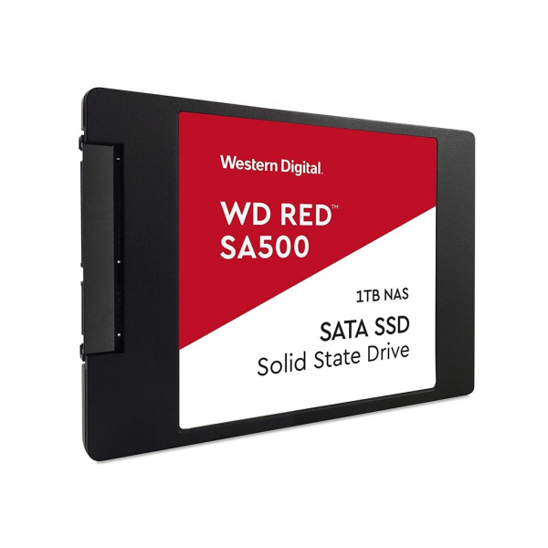 WD Red SA500, WDS100T1R0A, 1TB, 560/530, SERVER ve NAS için Enterprise, 2,5" SATA, SSD