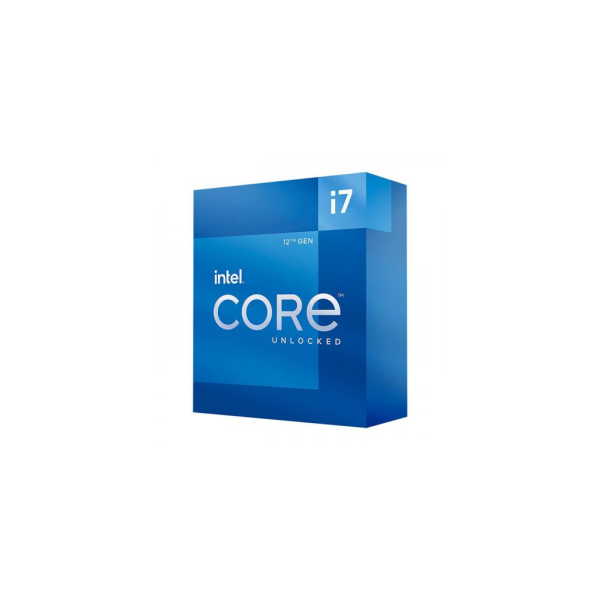 INTEL i7-12700K 12 Core, 3.60Ghz, 25Mb,190W, LGA1700, 12.Nesil, BOX, (Grafik Kart VAR, Fan YOK)