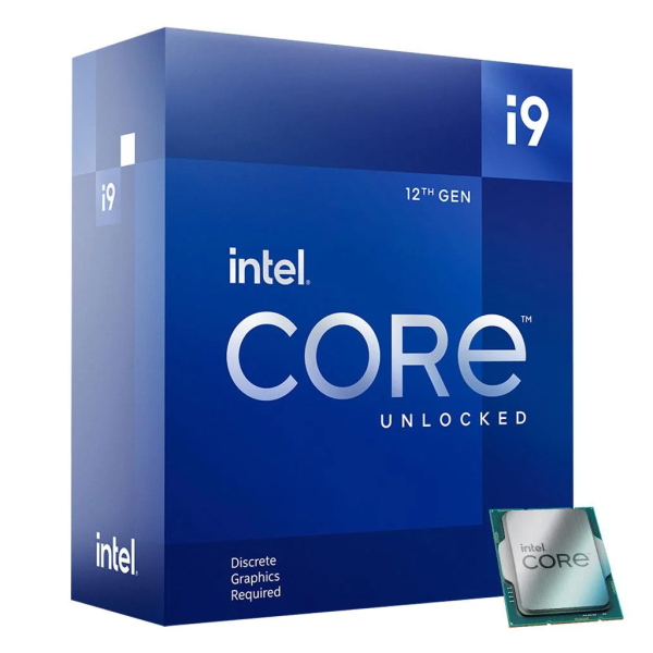 INTEL i9-12900KF 16 Core, 3.20Ghz, 30Mb, 125W, LGA1700, 12.Nesil, BOX, (Grafik Kart YOK, Fan YOK)