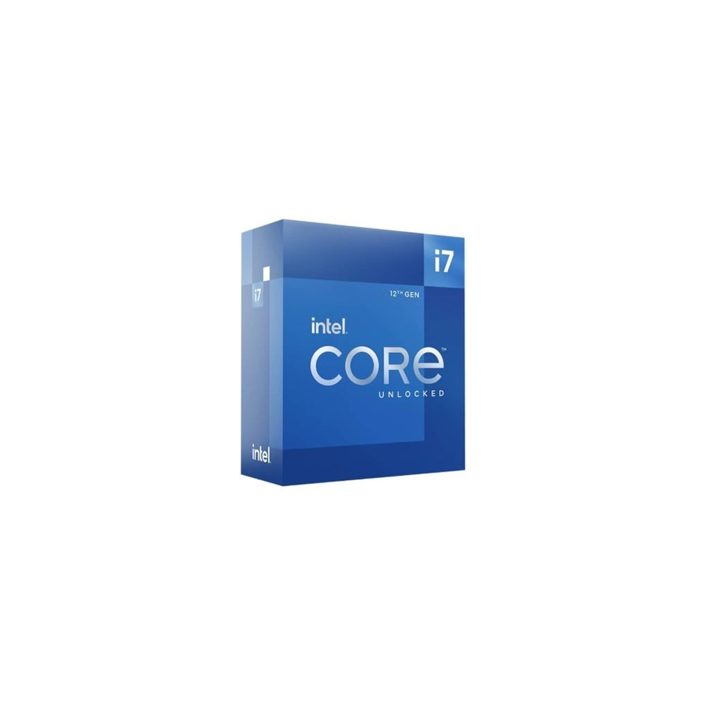 INTEL i7-12700KF 12 Core, 3.60Ghz, 25Mb, 125W, LGA1700, 12.Nesil, BOX, (Grafik Kart YOK, Fan YOK)