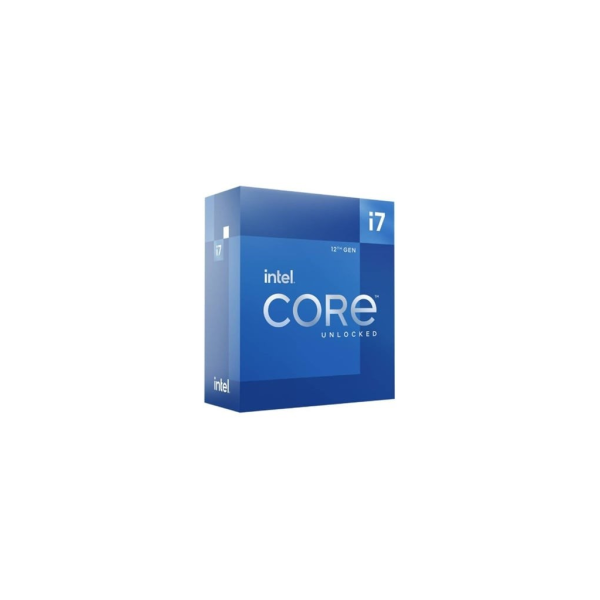 INTEL i7-12700KF 12 Core, 3.60Ghz, 25Mb, 125W, LGA1700, 12.Nesil, BOX, (Grafik Kart YOK, Fan YOK)