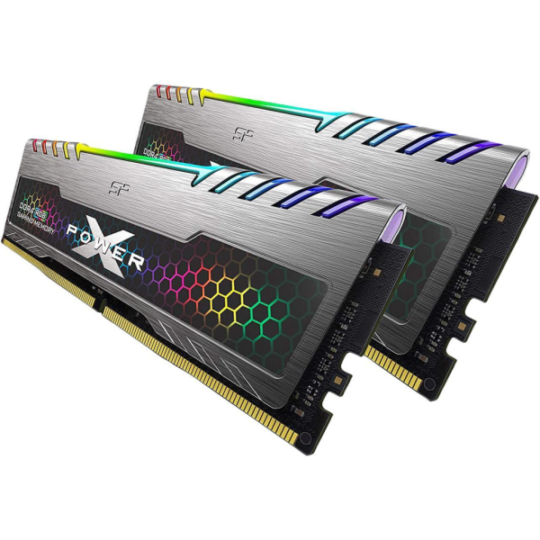 SILICON POWER SP016GXLZU360BDB 16Gb (8Gbx2) DDR4, 3600Mhz, Gaming Turbine, Soğutuculu, Desktop RGB GAMING RAM