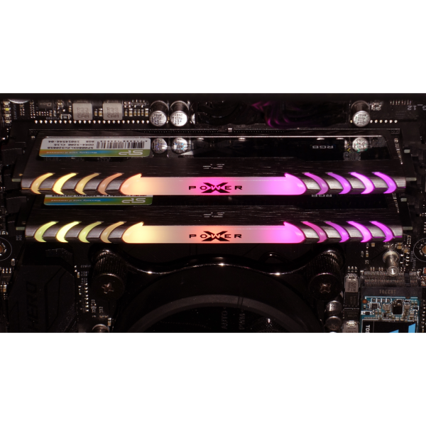 SILICON POWER SP016GXLZU360BDB 16Gb (8Gbx2) DDR4, 3600Mhz, Gaming Turbine, Soğutuculu, Desktop RGB GAMING RAM