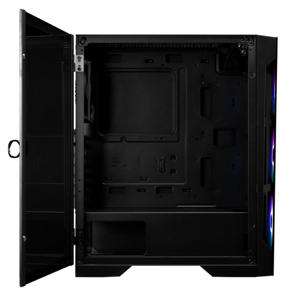 GAMDIAS TALOS E2 Elite, Tempered Glass, ARGB, 500W, GAMING KASA