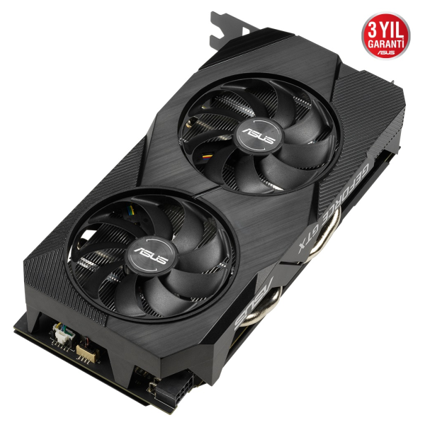 ASUS DUAL-GTX1660S-6G-EVO, 6Gb, GDDR6, 192Bit, 1xDVI, 1xHDMI, 1xDP GAMING Ekran Kartı