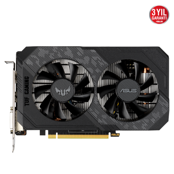 ASUS TUF-GTX1650-4GD6-GAMING, 4Gb, GDDR6, 128Bit, 1xDVI, 1xHDMI, 1xDP GAMING Ekran Kartı