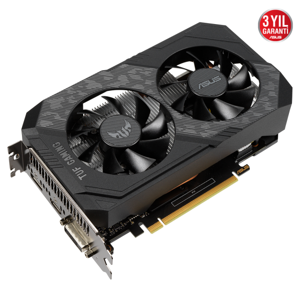 ASUS TUF-GTX1650-4GD6-GAMING, 4Gb, GDDR6, 128Bit, 1xDVI, 1xHDMI, 1xDP GAMING Ekran Kartı