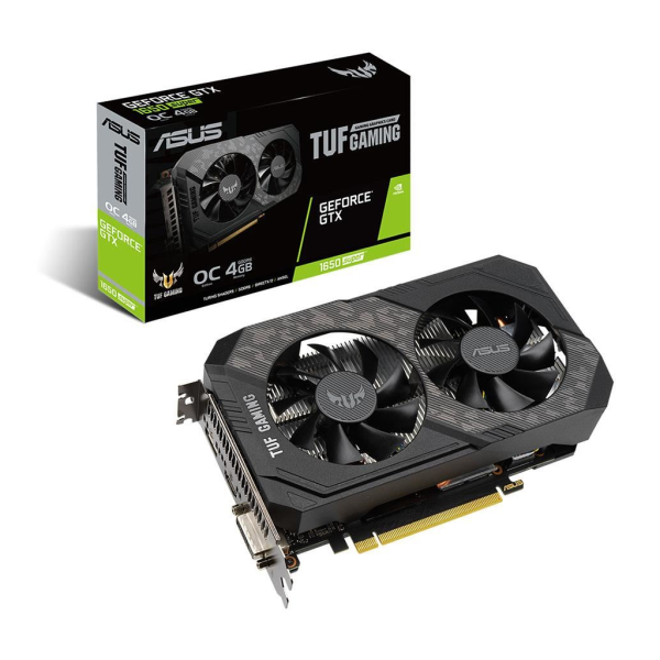 ASUS TUF-GTX1650S-O4G-GAMING, 4Gb, 128Bit, GDDR6, 1xDVI, 1xHDMI, 1xDP, GAMING Ekran Kartı