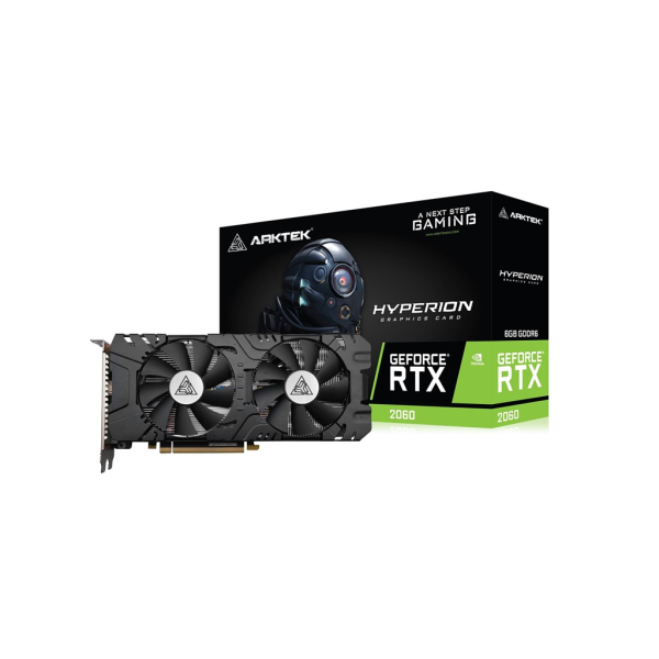 ARKTEK HYPERION, AKN2060D6S6GH1, RTX2060, 6Gb, GDDR6, 192BIT, 1xDVI, 1xHDMI, 1xDP GAMING Ekran Kartı