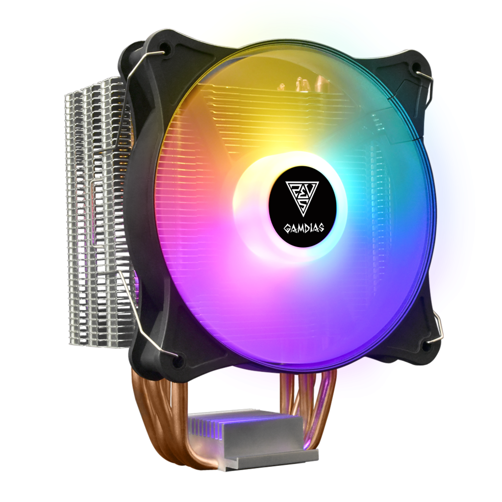 GAMDIAS BOREAS E1-410 Lite ARGB 120mm CPU  Soğutucusu (AMD ve INTEL Tüm işlemciler ile uyumlu)