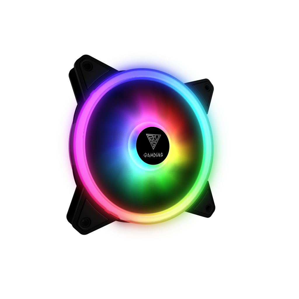 GAMDIAS AEOLUS M2-1201 120mm RGB Kasa Fanı