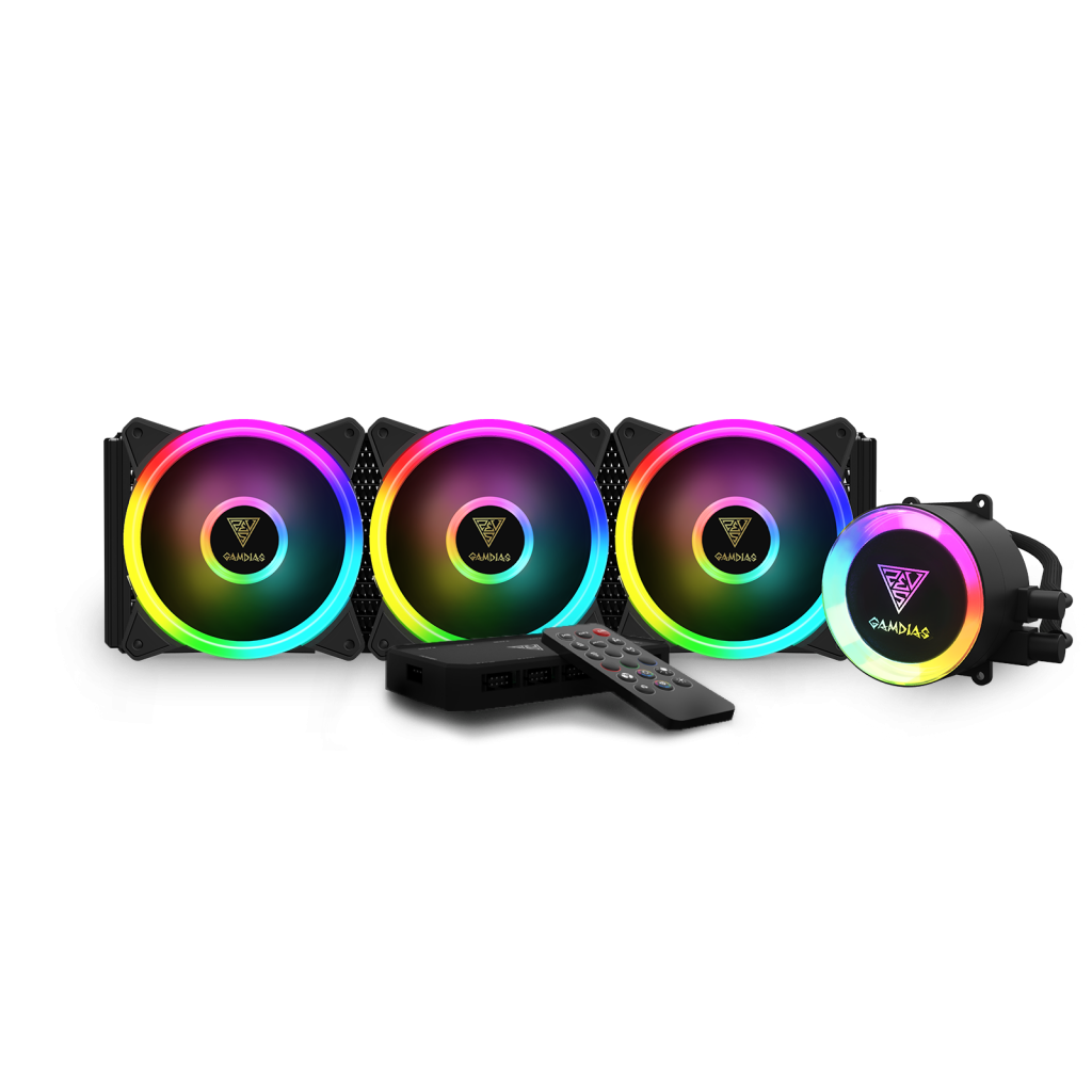 GAMDIAS CHIONE P2-360R 360mm ARGB  CPU Sıvı Soğutma (Kumandalı)
