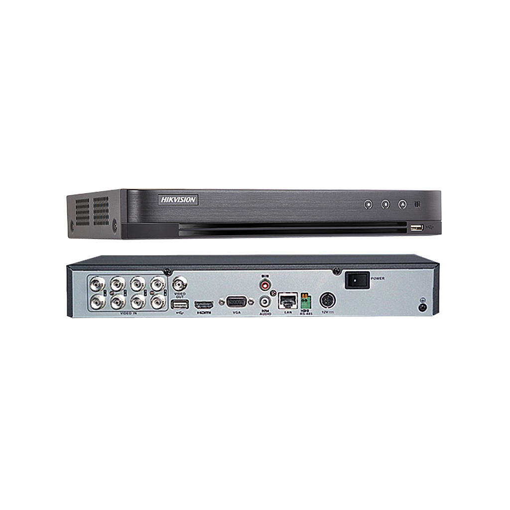 HIKVISION DS-7208HQHI-K1 4Mpix H265+ 8Kanal Video, 1 HDD, 4Mpix Lite, 5in1 DVR