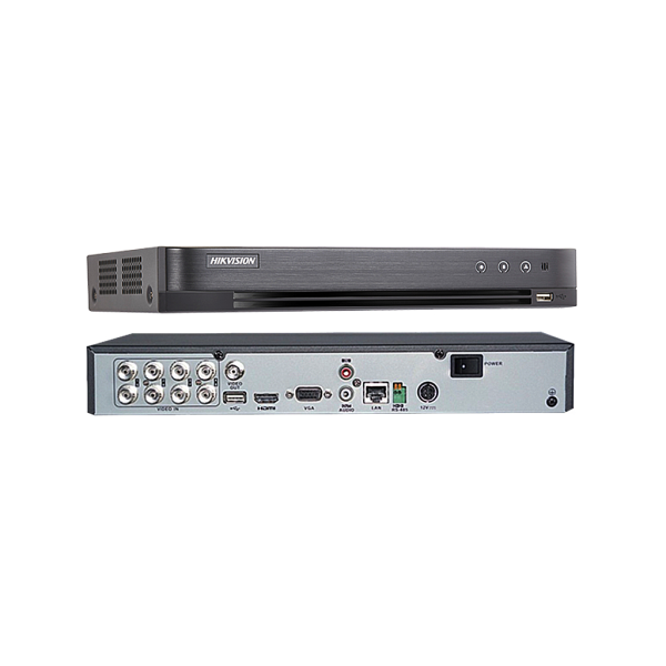 HIKVISION DS-7208HQHI-K1 4Mpix H265+ 8Kanal Video, 1 HDD, 4Mpix Lite, 5in1 DVR