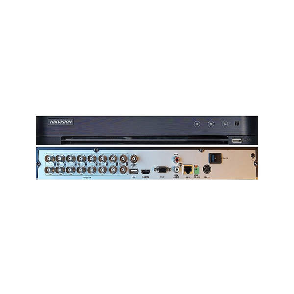 HIKVISION DS-7216HQHI-K1/E 4Mpix H265+ 16Kanal  Video, 1 HDD, 4Mpix Lite, 5in1 DVR