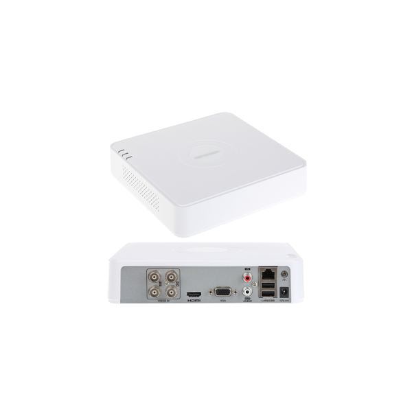 HIKVISION DS-7104HUHI-K1 5Mpix H265+ 4Kanal Video, 1 HDD, 5in1 DVR