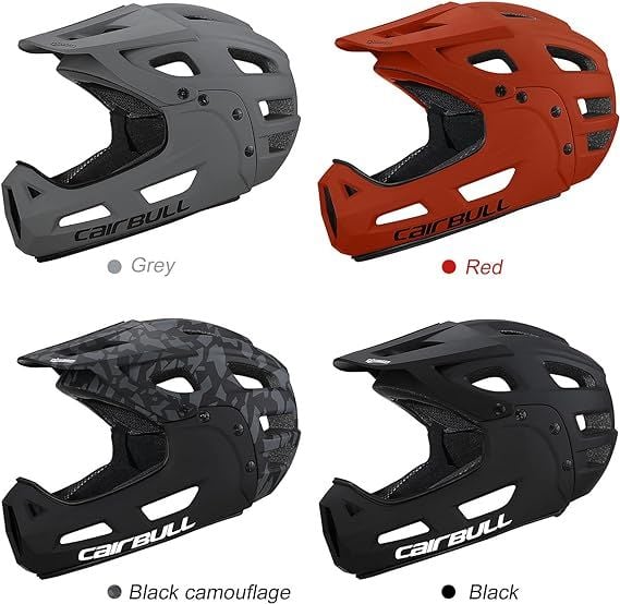 Cairbull Full Face Çene Korumalı Kask