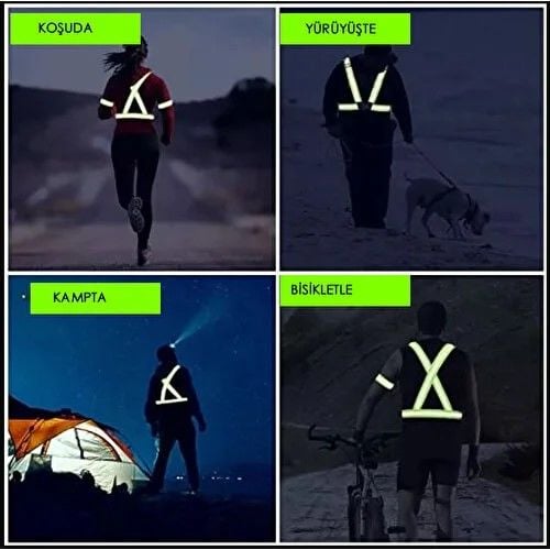 Reflektörlü Şerit Yelek