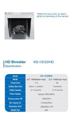 Daejın Kostal KS-13120 HD Harddisk İmha Makinesi