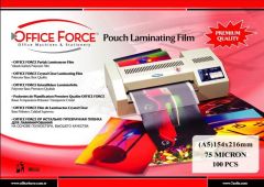 Office Force 75 Mic.A5 (154x216) Parlak Laminasyon Filmi 100’lü