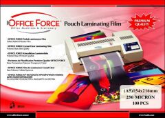 Office Force 250 Mic.A5 (154x216) Parlak Laminasyon Filmi 100’lü