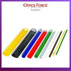 Office Force 28 mm Siyah Plastik Spiral Cilt Malzemesi 50'li