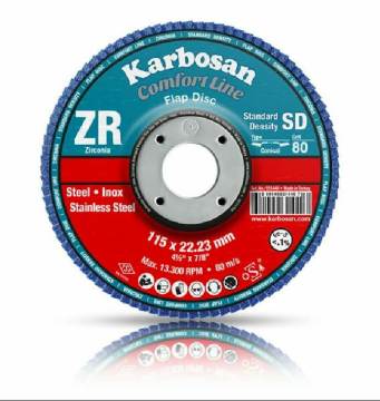 Karbosan 115mm 80Kum ZR Comfort Line Flap Disk