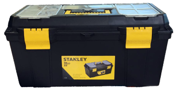 Stanley 1-71-947 Plastik Kilitli Takım Çantası-Siyah Kapaklı 22''